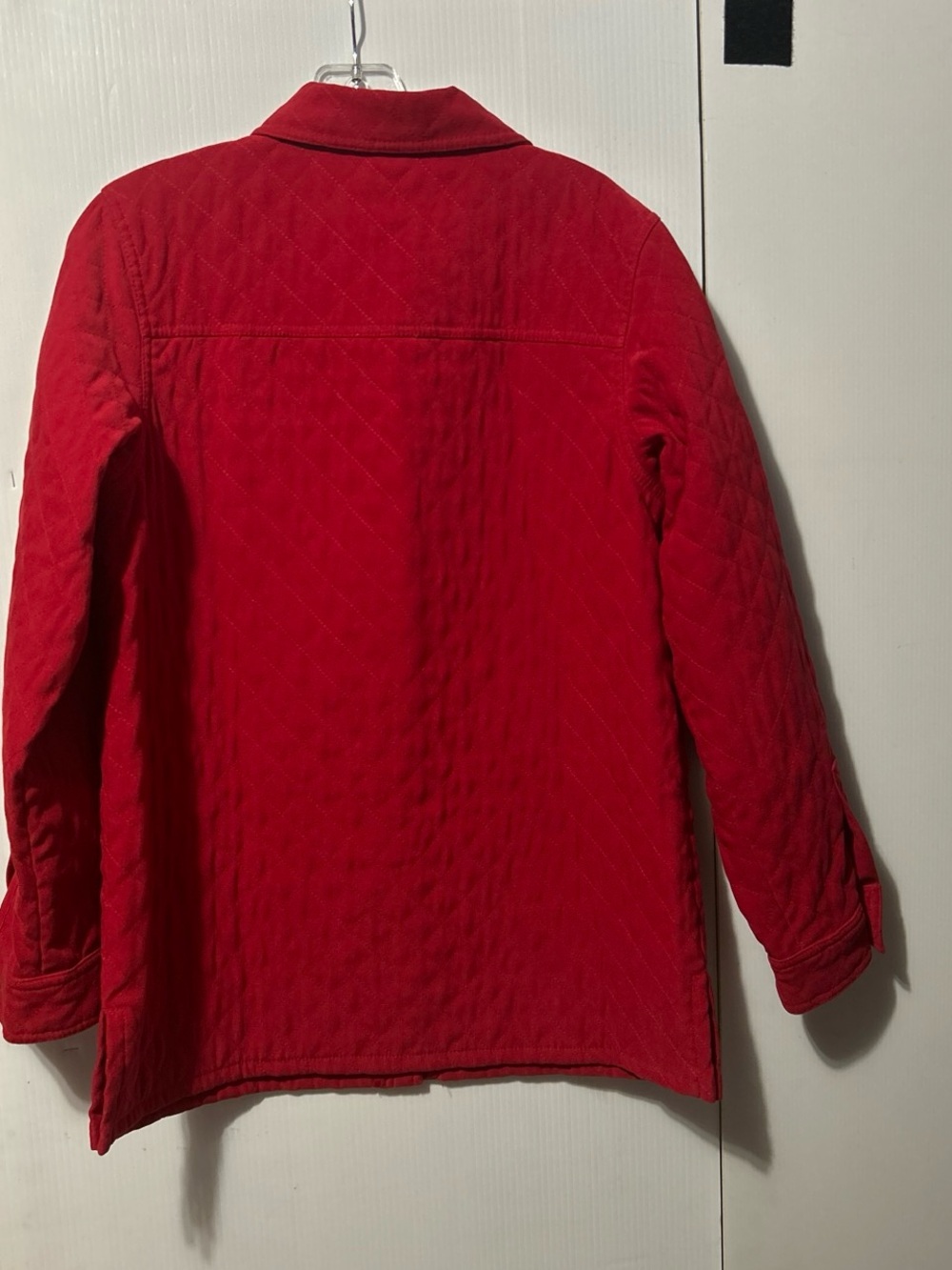 Talbots Quilted Red Utility Jacket - Picture 2 of 6